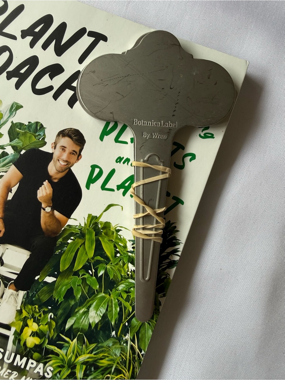 Plant Coach Book with Set of 9 Metal Plant Stakes